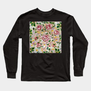 Rose Mosaic Long Sleeve T-Shirt